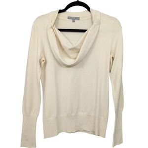 Classiques Entier | Women's Pullover Cowl Neck Sweater | Cream | Small
